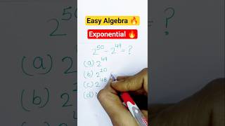 Exponential problem 🔥#maths #shorts #education #virralshorts #trending