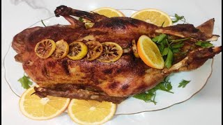 بطة مسلوقة و مشويه في نفس الوقت ا مع مطبخ مشمشة الطعم مختلف على ايد محترف? Duck boiled and grilled