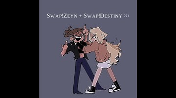 Swap!Zeyn + Swap!Destiny #art #ocartist #edit #originalcharacter #artist #oc #drawing #digitalart