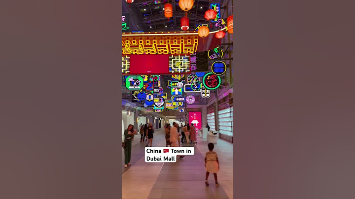 China Town in Dubai Mall #China #chinatown #dubai