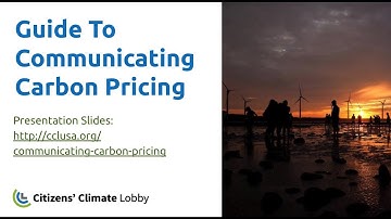 CCL Training: Guide to Communicating Carbon Pricing Training