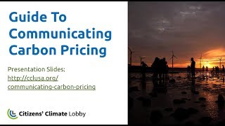 CCL Training: Guide to Communicating Carbon Pricing Training