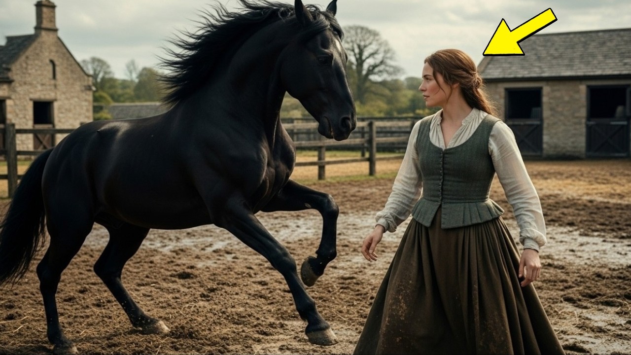 Najgroźniejszy koń księcia nie słuchał – aż wystąpiła cicha dziewczyna