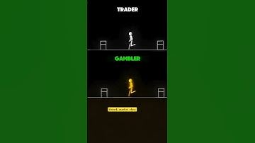 trader vs gambler #trading #stockmarket #shorts #money #viral