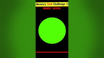 Memory Test || Riddles And Puzzles For Iq Test || part 4 || #quiztime #shorts