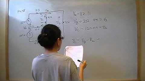 Node Voltage vs Mesh Method P4.55 Nilsson Riedel Electric Circuits 9E Solution