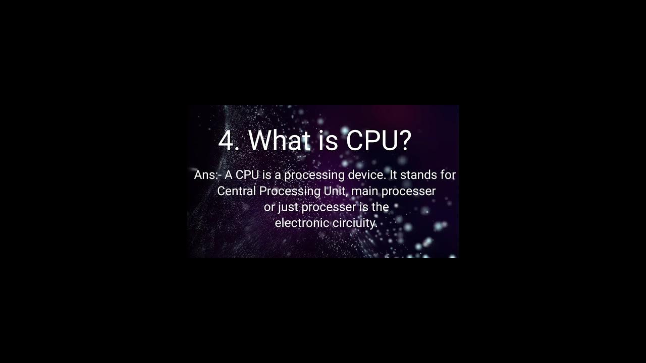 computer laptop what is CUP?CPU KISE KAHATE HAIN cpu YouTube