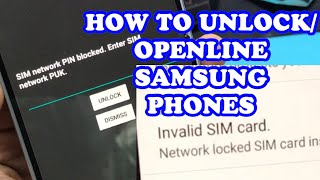 How to openline or unlock samsung phones ( a720f sample) screenshot 5
