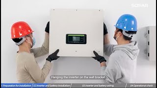 SOFAR HYD 5 20KTL 3PH Installation Video