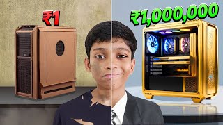 ₹1 VS ₹1,000,000 GAMING PC SETUPS