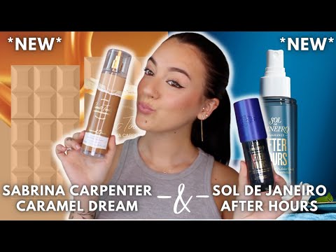 *New*Sabrina Carpenter Sweet Tooth Caramel Dream x *New* Sol De Janeiro After Hours Mist Review!