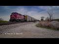 Northbound Canadian Pacific Racks and Stacks Oakwood, WI 4-27-21