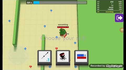 Gameplay on Arrow.io (How To Unlock Important Things)