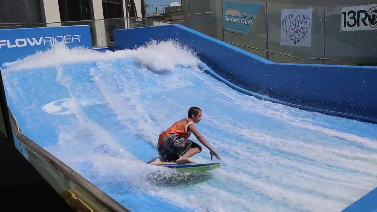 Pro Bodyboard Flowboard San Diego Wave House FlowRider Single Surf Tour ...
