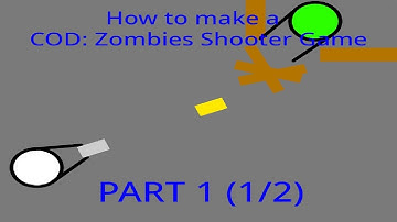 How to make a COD: Zombies Shooter Game on Scratch | Part 1 (1/2)