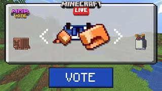 Vote For The Crab In Minecraft Live 2023