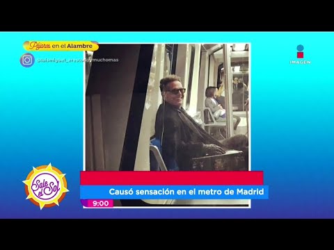 Video: Luis Miguel Nella Metropolitana Di Madrid