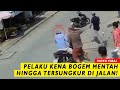 MALING DIHANTAM BOGEM..! Layangkan Bogem Mentah Bikin Pelaku Jatuh Tersungkur