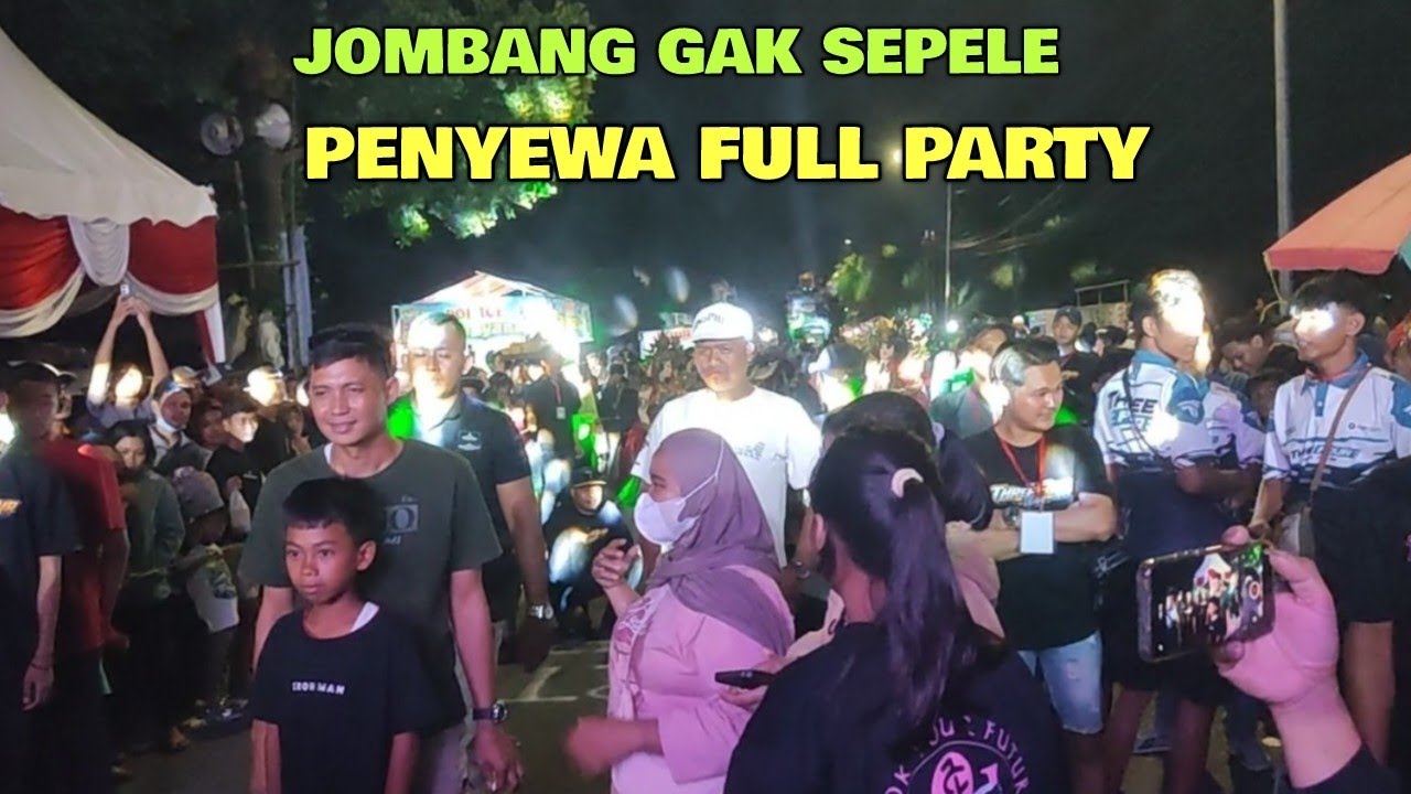 Karnafal Jombang begitu meriah, riswanda Mahardika full party ‼️