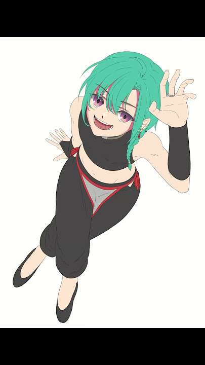 #完成 【にじさんじ】『下から緑仙』【イラスト】