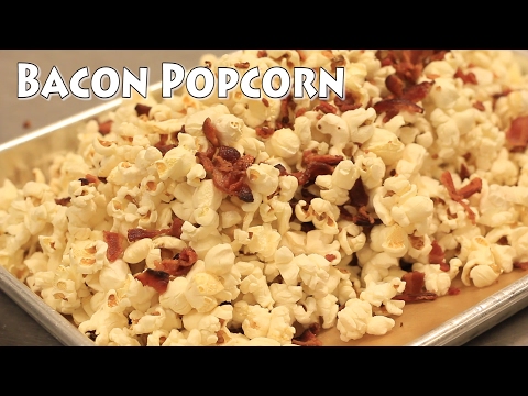 Bacon Popcorn - Does cooking popcorn in Bacon Fat add Bacon Flavor?