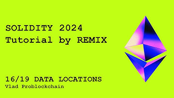16. SOLIDITY TUTORIAL 2024 by REMIX IDE | Область хранения данных Data locations