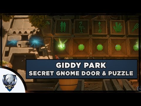 PvZ: Battle for Neighborville - Secret Gnome Temple and Puzzle Solution in Giddy Park