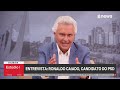 Ronaldo Caiado faz considerações finais em entrevista à GloboNews