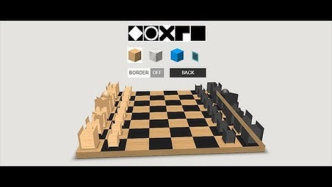 3D CHESS MASTER GAME IN JAVASCRIPT WITH CSS AND HTML