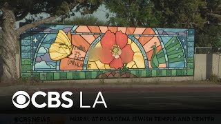 Information Teenagers rally to fund Pasadena mural vandalized with anti-semitic graffiti News
