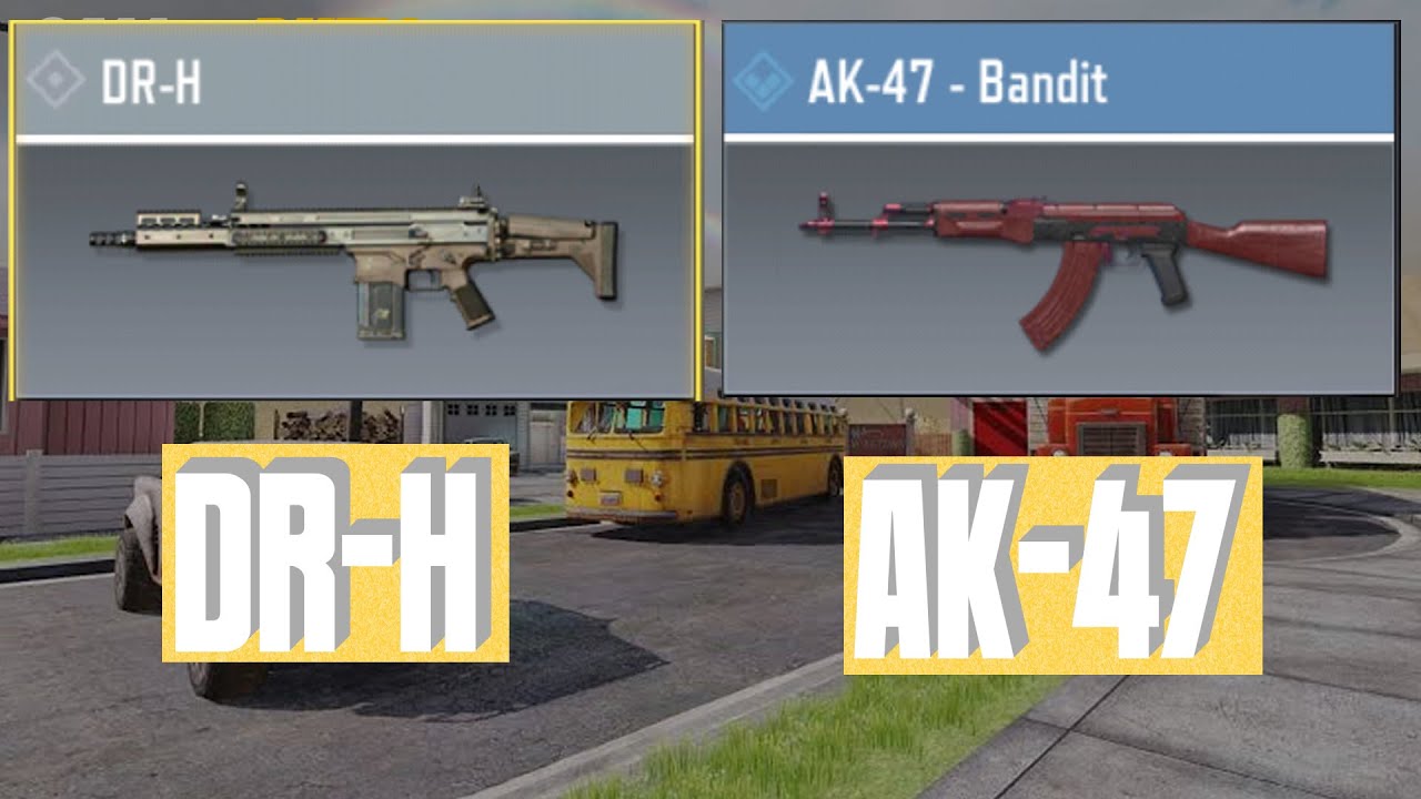 Ak47 Vs Dr H Recoil Damage Range Call Of Duty Mobile Gun Tips Which Is Best Assault Rifle Youtube