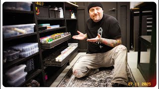 I Made Super Cool Pull Out Paint Racks