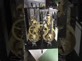 French picture frame wall clock movement strike operation