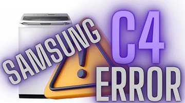 Samsung Washer Fix: C4 Error & Diagnostic Mode | DIY Guide!