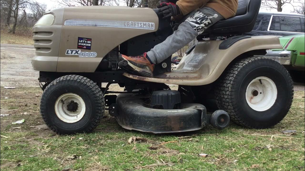 My craftsman ltx1000 YouTube
