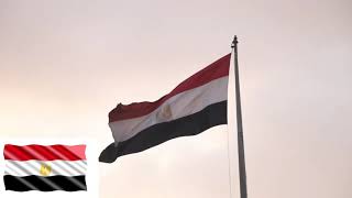 #علم مصر يرفرف عاليا                           The Egyptian flag is flying high#