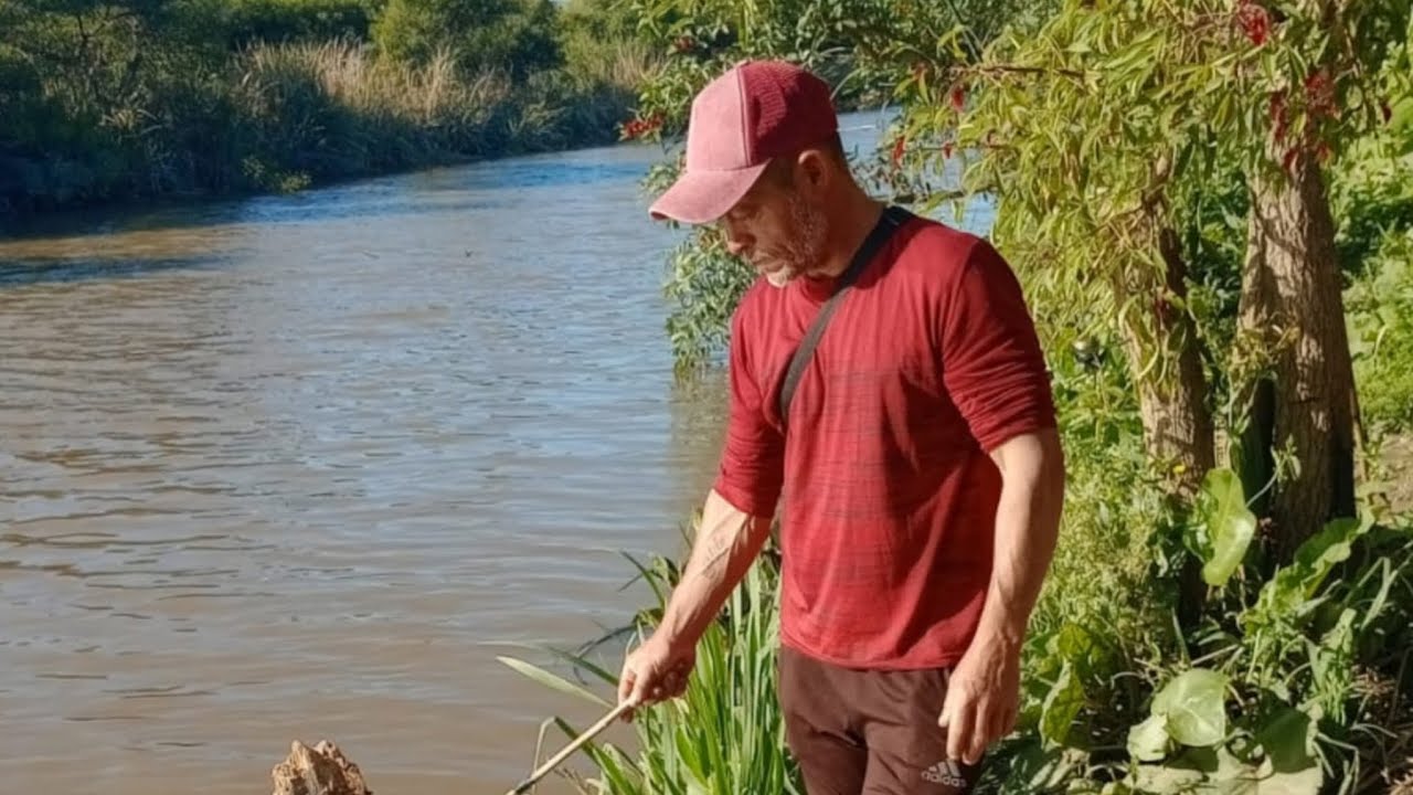 TARDE de pesca en un ARROYO de PUNTA LARA