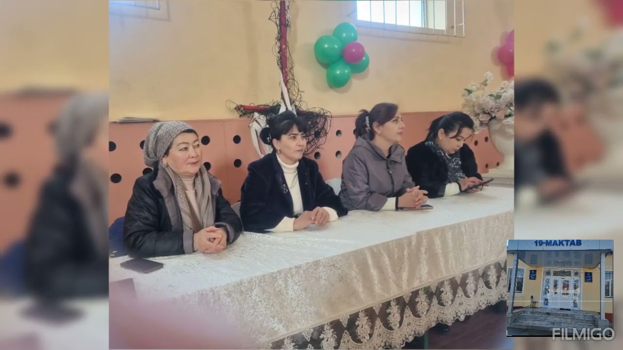 Termiz 19-maktabda oʻtkazilgan tadbirlar videoroligi