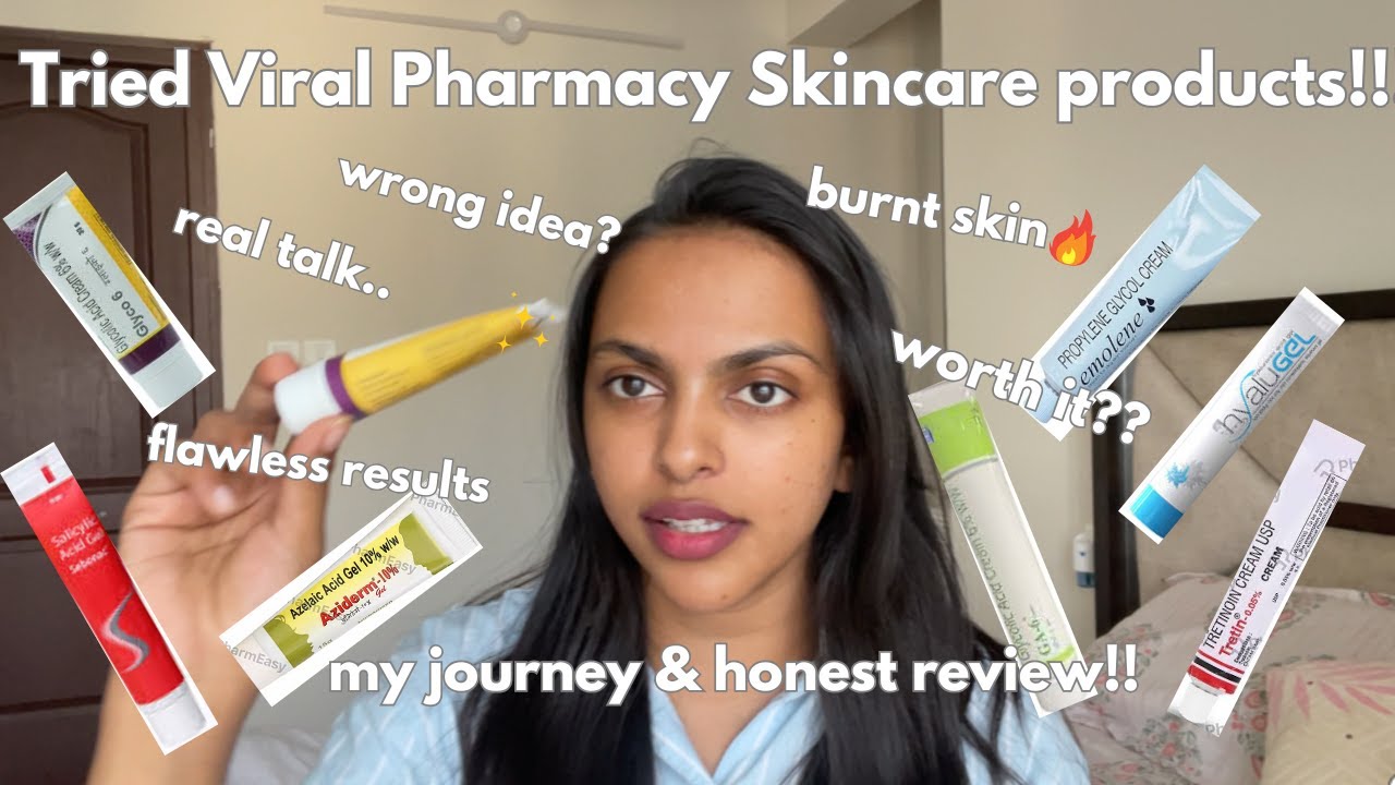 Tried out viral Indian Pharmacy Skincare Products | pleasant and scary experience.