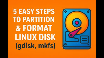 5 Easy Steps to Partition & Format Linux Disk gdisk, mkfs
