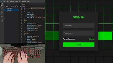 ASMR Programming - Next Level Animated Login Form using Html CSS only - No Talking