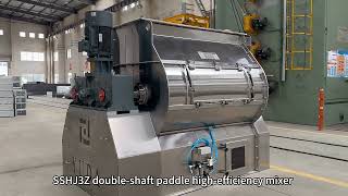 SSHJ3Z Stainless Steel Double-Shaft Paddle Mixer