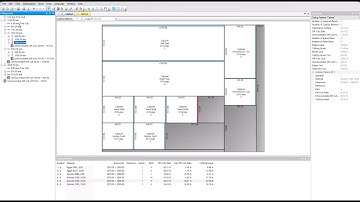 OptiCut cutting optimization of a cabinet created in PolyBoard