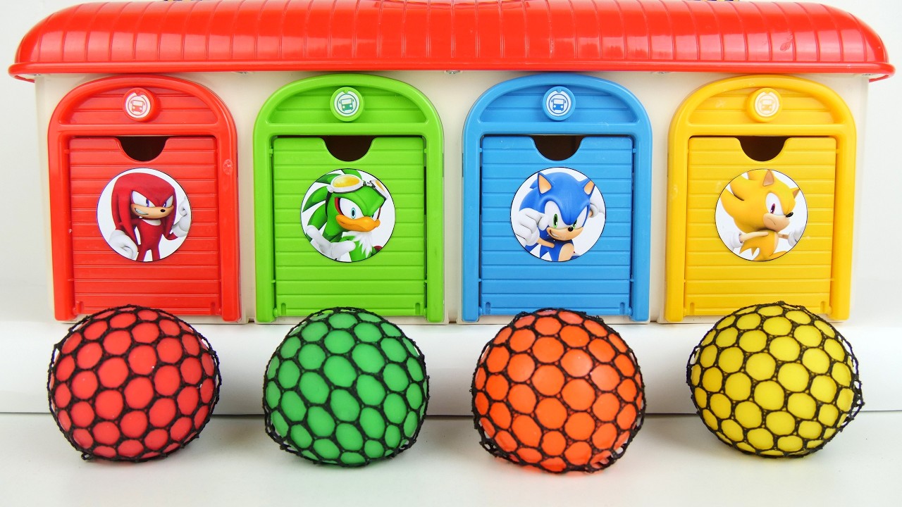 Satisfying Garage ASMR | Oddly Making 5 Rainbow Squihing Clay Balls Transformation Doors Garage ASMR