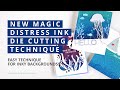 Magic Distress Ink Die Cutting Technique + NEW Distress Color!