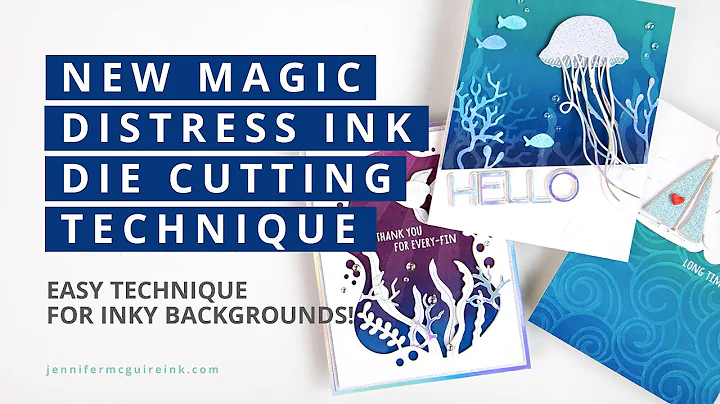 Magic Distress Ink Die Cutting Technique + NEW Dis...