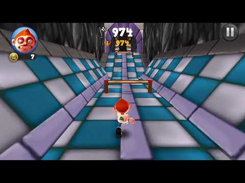 Running Fred fun  game  play 1 / fun , jump and go but  never  end