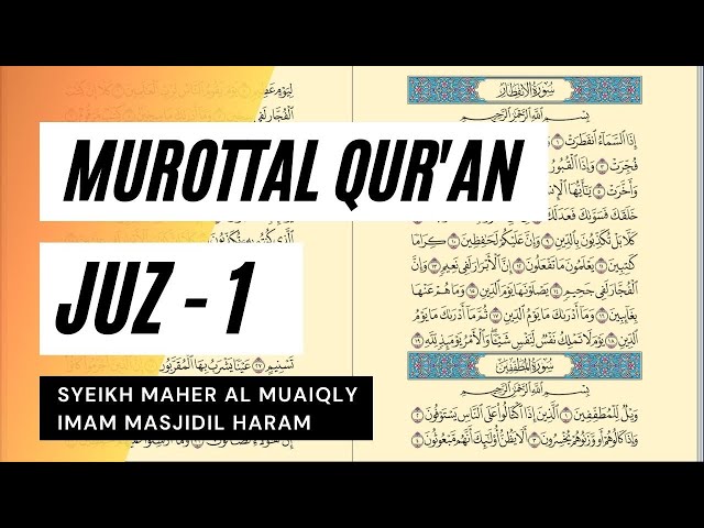 Baca Quran Juz 1 - Syaikh Maher Al Muaiqly class=