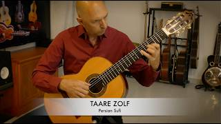 Taare Zolf (Persian Music) on Guitar by Fernando Perez  تار زلفت