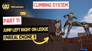 How to Hop Left and Right on Ledges in UE5 Climbing System Tutorial | Part 11 | @yashkhare